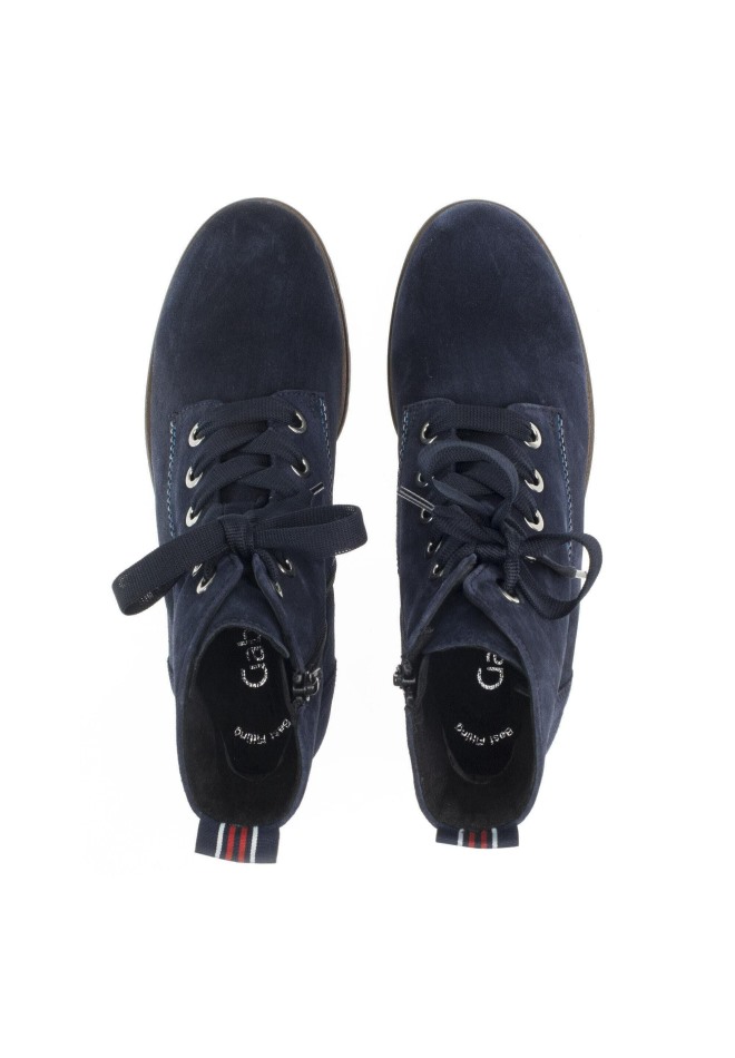Bottines à Lacets Bleu Gabor | Exclusif